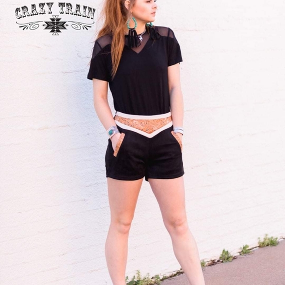 Crazy Train Whistle Britches Shorts - Picture 2 of 2